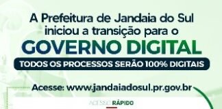 Prefeitura de Jandaia do Sul inicia implantação do Governo Digital e moderniza serviços públicos