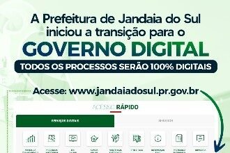 Prefeitura de Jandaia do Sul inicia implantação do Governo Digital e moderniza serviços públicos