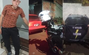 Suspeito de furtos em comércios de Cambira é preso em Apucarana menos de 24 horas após o crime