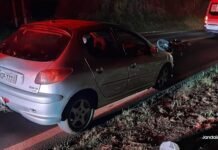 Ladrão cai e moto é recuperada em Jandaia. Três foram detidos