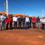 Prefeitura e Cohapar acompanham andamento das obras das 75 casas do Programa Casa Fácil PR em Jandaia do Sul