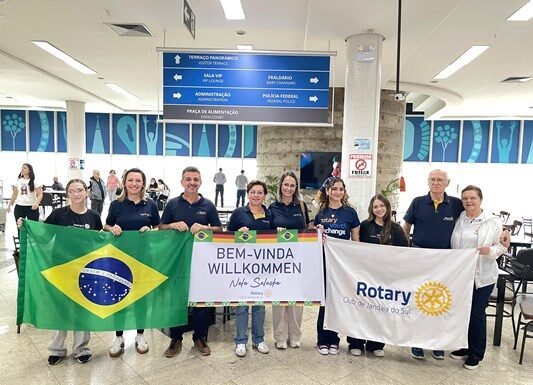 Rotary Club de Jandaia do Sul recebe intercambista da Alemanha para programa de intercâmbio de longa duração