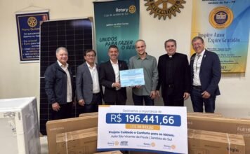Rotary entrega melhorias no valor aproximado de R$ 200 mil ao Asilo São Vicente de Paulo