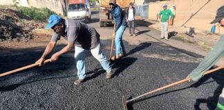 Prefeitura de Jandaia do Sul realiza Operação Tapa-Buracos em diversos bairros do município