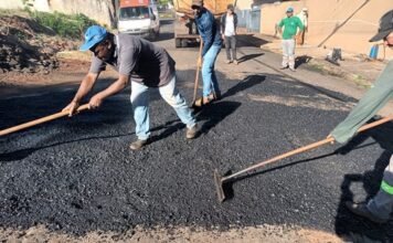 Prefeitura de Jandaia do Sul realiza Operação Tapa-Buracos em diversos bairros do município