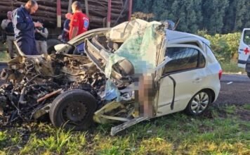 Grave acidente entre Faxinal e Mauá da Serra deixa dois jovens mortos