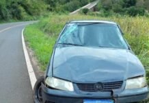 VW/Gol é encontrado capotado entre Borrazópolis e Kaloré