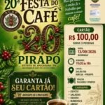 Pirapó realiza 20ª Festa do Café neste domingo