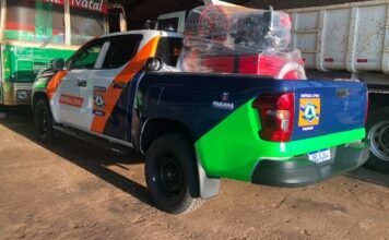 Jandaia do Sul recebe caminhonete e equipamento para ampliar as ações da Defesa Civil