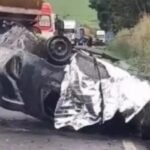 Colisão na PR-317 deixa três mortos após carro pegar fogo na região de Maringá