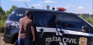Polícia Civil cumpre mandado de prisão preventiva por descumprimento de medida protetiva em Jandaia do Sul
