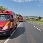 Motociclista e passageiro ficam feridos após queda na BR-376, em Mandaguari