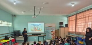Escola Cesar Lattes recebe ação de prevenção à obesidade em Jandaia do Sul