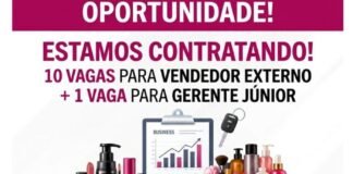 Empresa oferece vagas na área de vendas em Jandaia do Sul