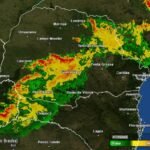 Simepar alerta para possibilidade de queda de granizo e ventos fortes
