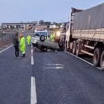 PRF registra capotamento a região de Maringá