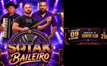 Nesta sexta no Country Club de Jandaia do Sul