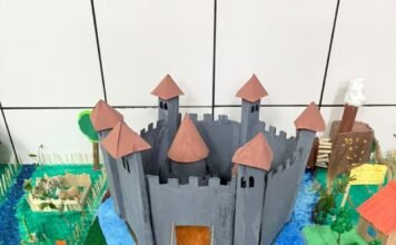 Alunos do Colégio São Marcos exploram a Idade Média e constroem maquetes de cidades feudais
